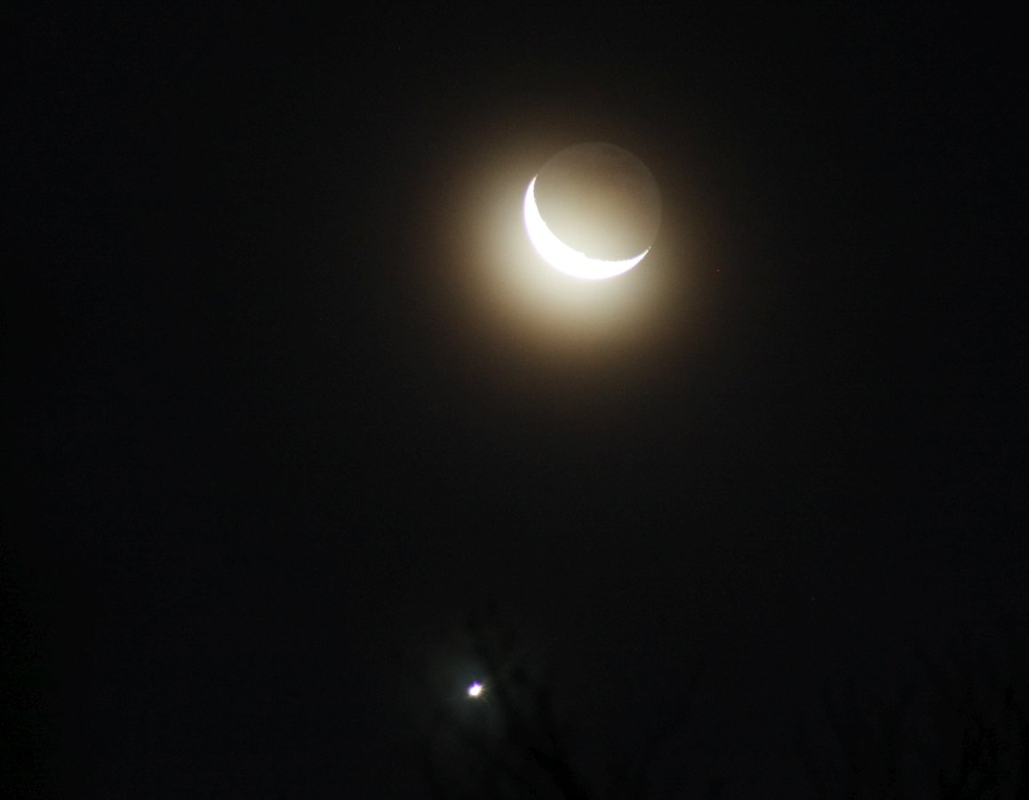 Mond und Venus im 06:09