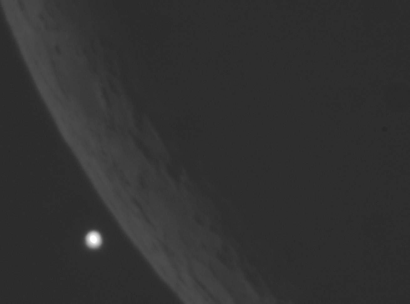 Mondsichel und Venus