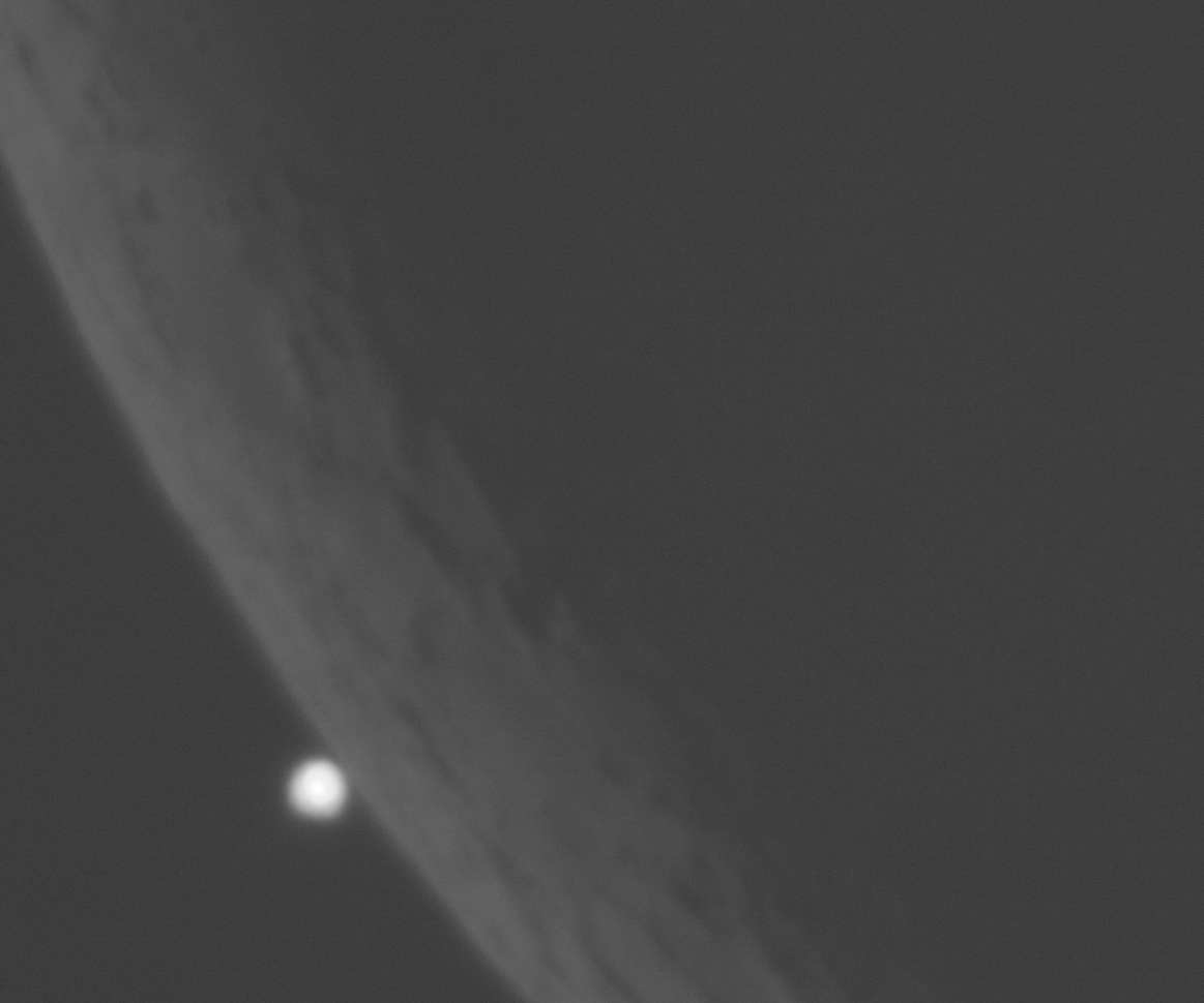 Mondsichel und Venus
