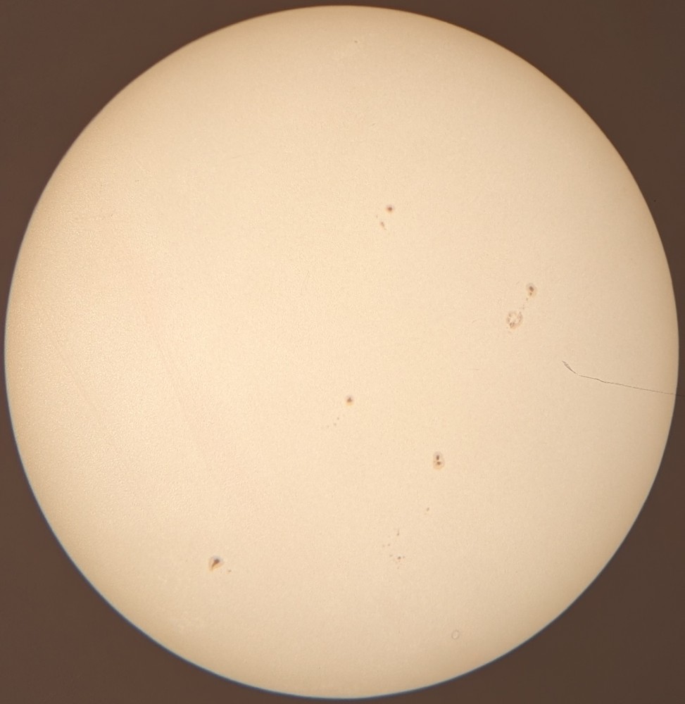 Sonne im Weisslicht