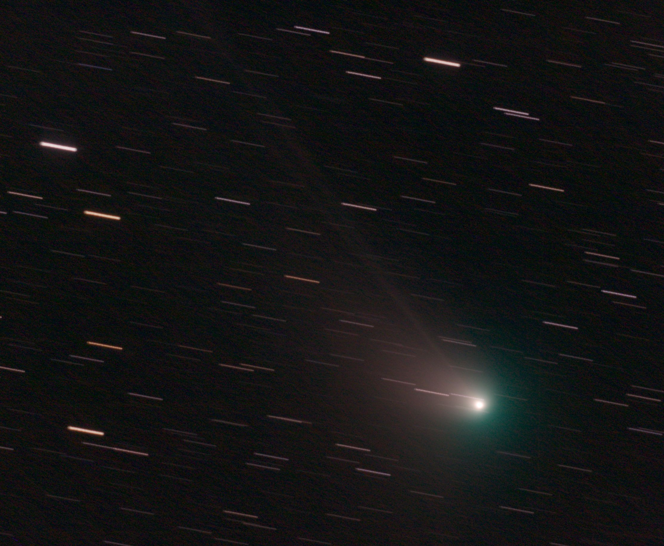 Komet am 17. Januar