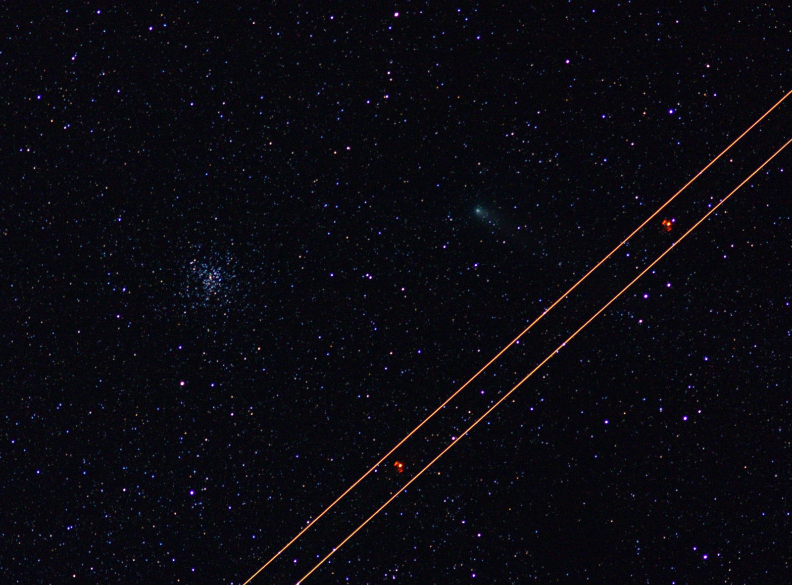 Komet 21P bei M37