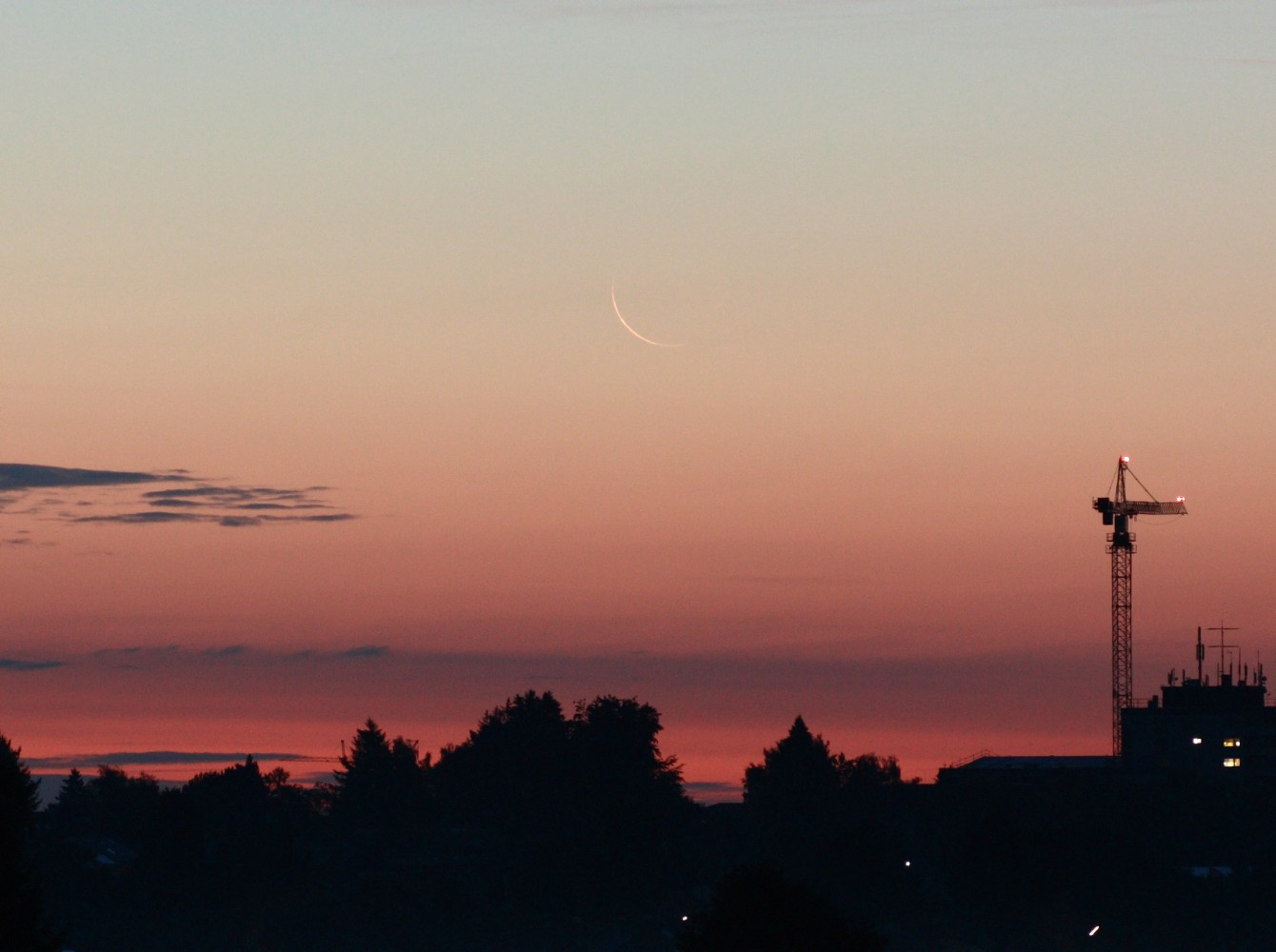 Mondsichel 24h vor Neumond