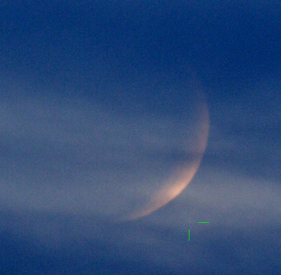 antares and moon