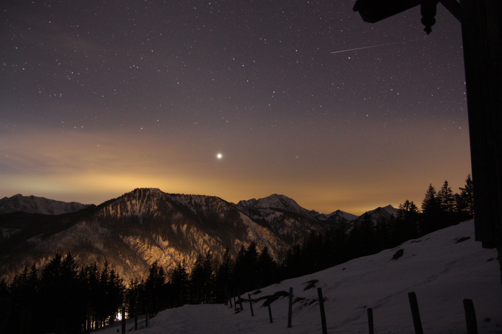 Schleierwolken ber Bayrischzell