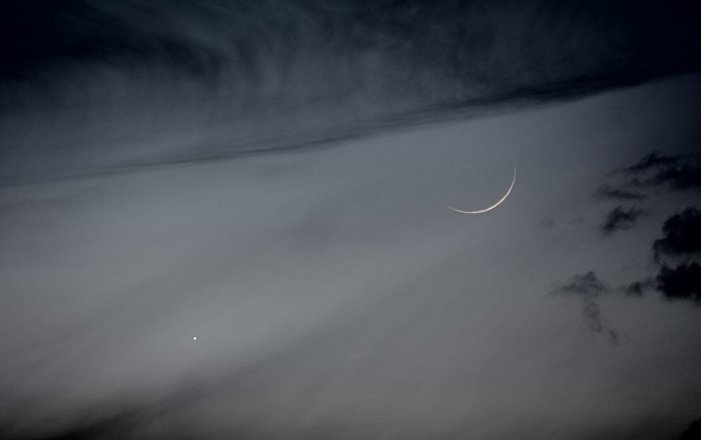 crescent and jupiter