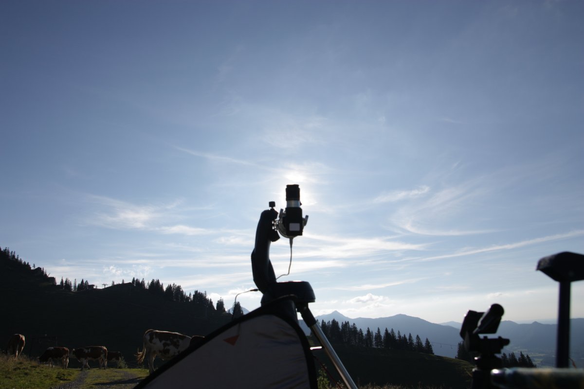 Sky quality during the observation