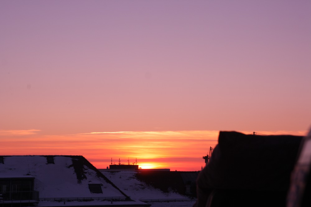 Himmel mit Wolkenbank