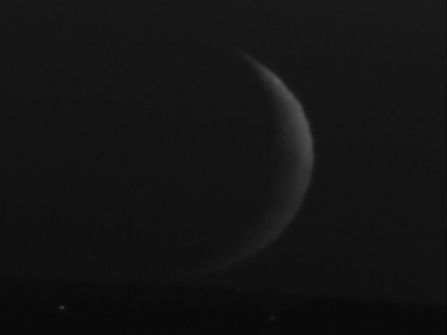 crescent on the horizon