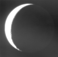 earthshine in daylight