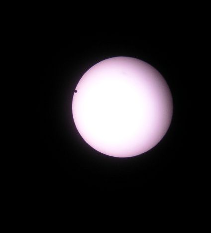 Venus nach dem dritten Kontakt um 13:07h