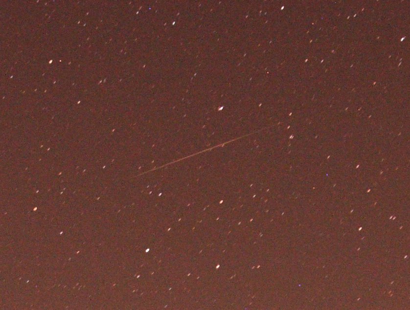 Meteor in der Coma
