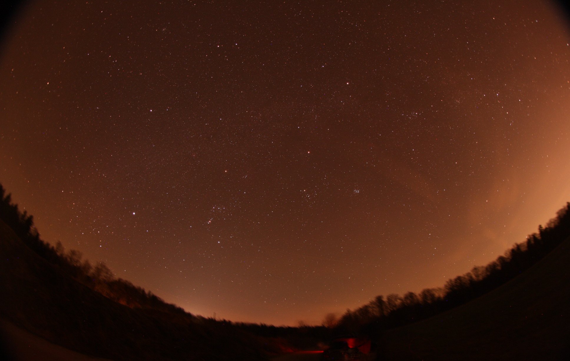 Fisheye blick nach Westen