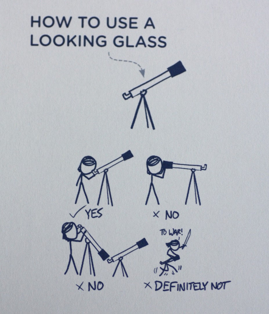 Wie benutze ich ein Fernrohr